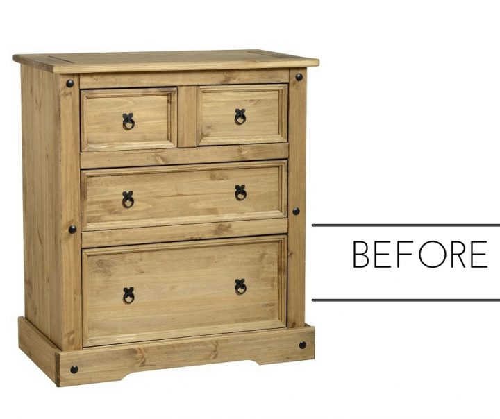 upcycle furniture - before and after