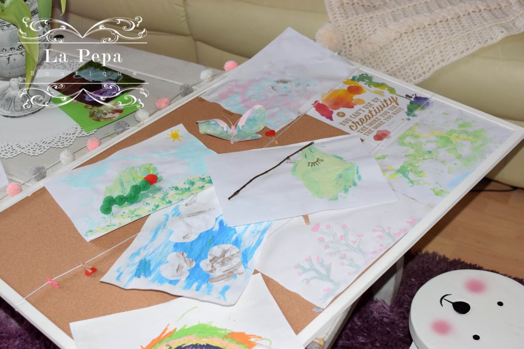 Spring crafts with kids