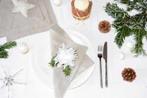 Eco Christmas | A Luxury Look with Natural Table Linen