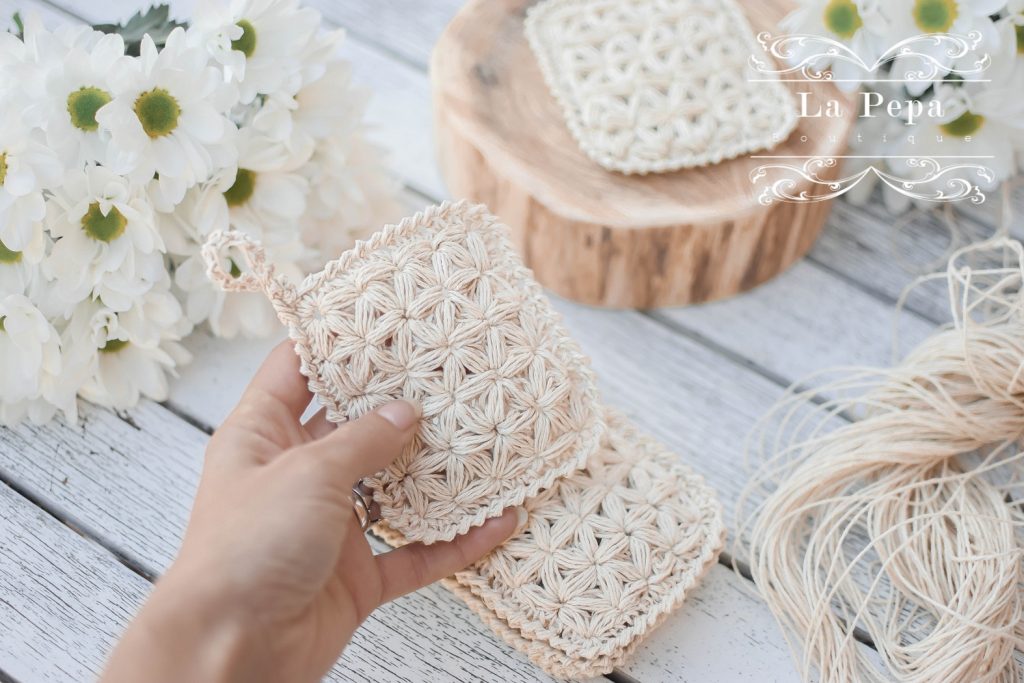 Keep it Simple | Crochet Hemp Dish Cloth and Soap Saver