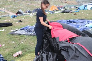 Eco Chat | Billygoats & Raincoats Turns Abandoned Festival Tents Into Raincoats