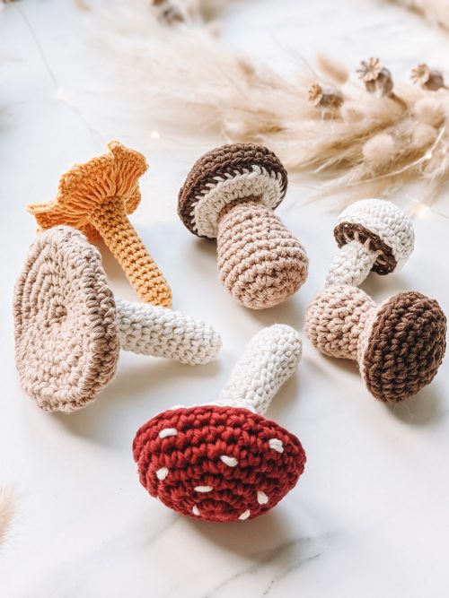 Eco Kids | Crochet Mushroom Set | Montessori Play 1