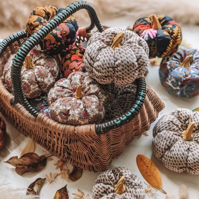 Eco Chic | Vintage Fabric Pumpkins