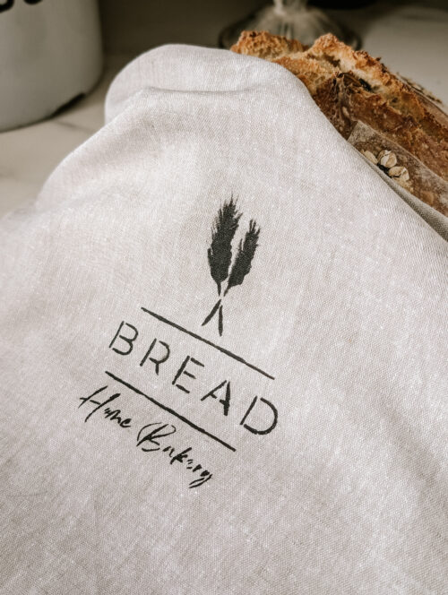 Eco Home | Reusable Linen Bread Storage Bag for Sourdough & Artisan Loaves - Image 3