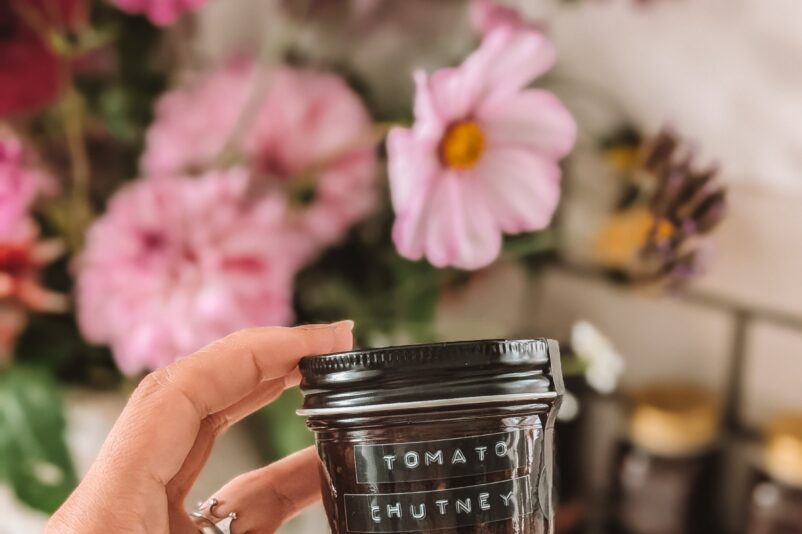 green tomato chutney Green tomato chutney