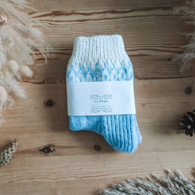 Handknitted Wool Socks For Her